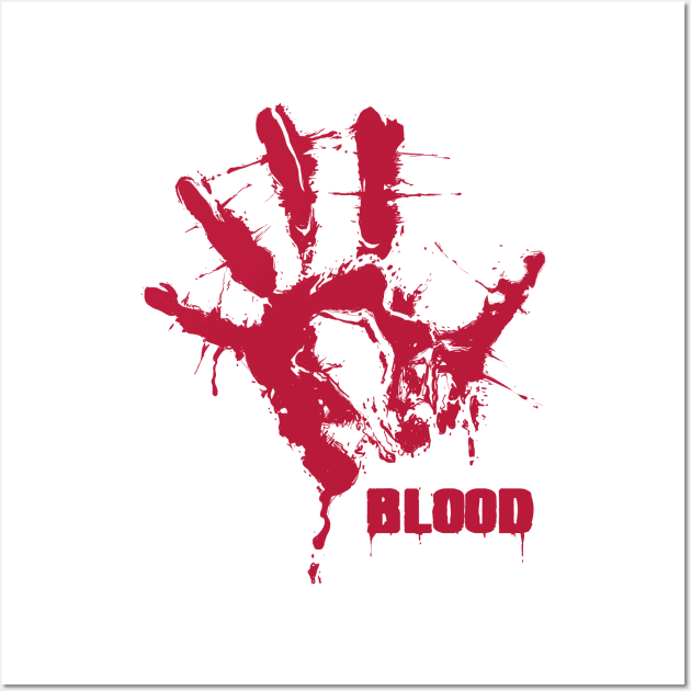 Bloody hand Wall Art by xartt